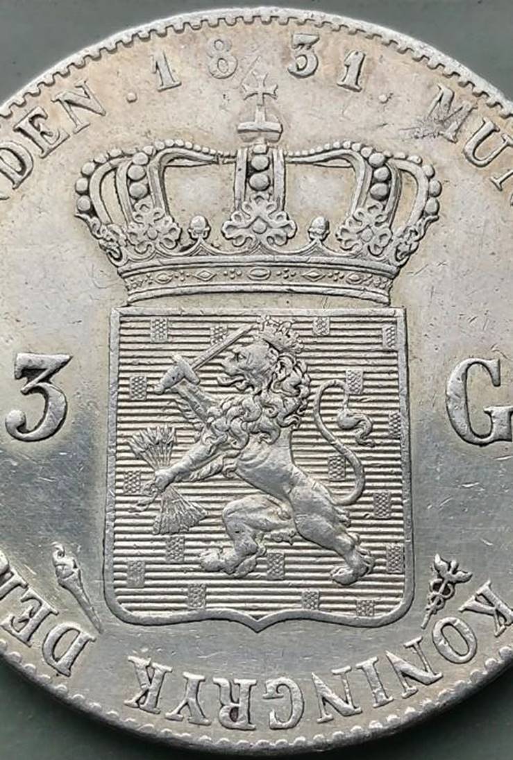 1831-Netherlands-3-Gulden